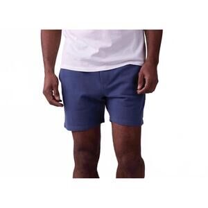 NEW THE NORMAL BRAND cole terry shorts in vintage blue